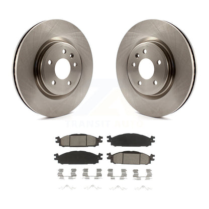 Brake Rotors Ceramic Pad Front Kit For Ford Explorer Flex Taurus Lincoln MKT MKS