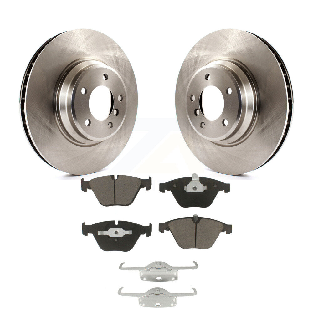 Disc Brake Rotor & Ceramic Pad Front Kit For BMW 335i xDrive X1 335xi 335is 335d
