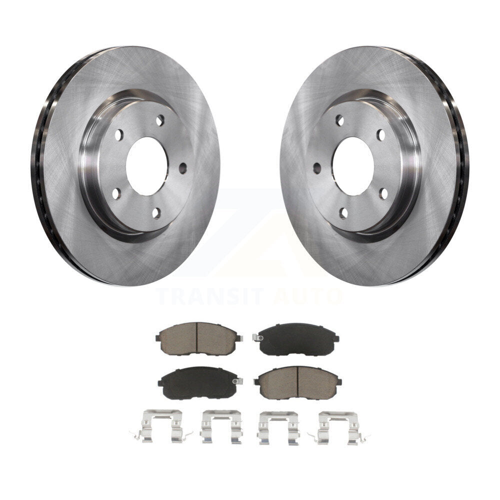 Disc Brake Rotors And Ceramic Pads Front Kit For Nissan Sentra