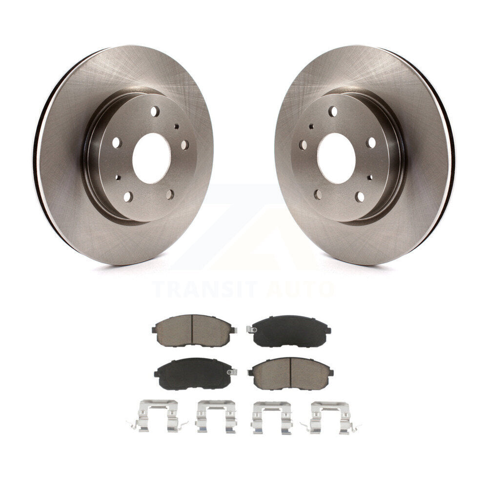 Disc Brake Rotors And Ceramic Pads Front Kit For Suzuki SX4 Crossover