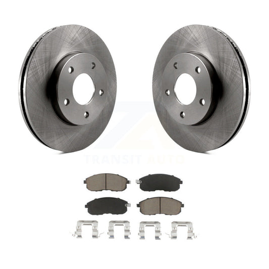 Disc Brake Rotors Ceramic Pad Front Kit For 2000-2001 Nissan Maxima INFINITI I30