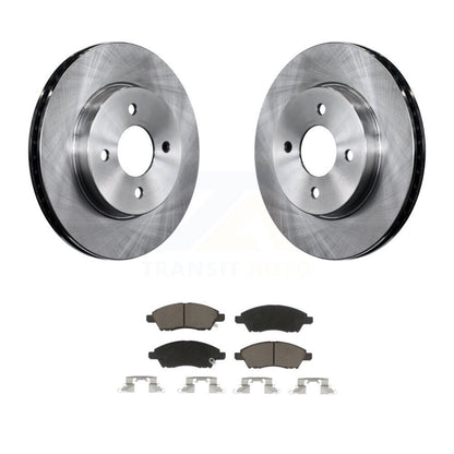 Disc Brake Rotors And Ceramic Pads Front Kit For Nissan Micra Versa Note
