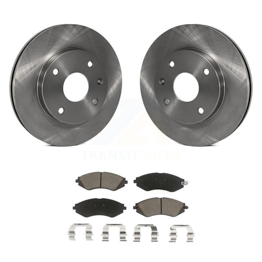 Disc Brake Rotor & Ceramic Pad Front Kit For Chevrolet Optra Suzuki Forenza Reno