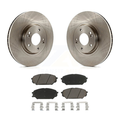 Disc Brake Rotors And Ceramic Pads Front Kit For 2007-2012 Hyundai Veracruz