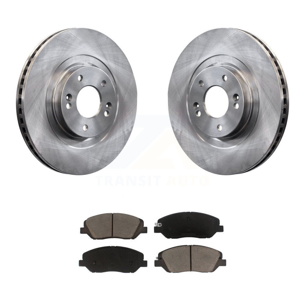Disc Brake Rotors And Ceramic Pads Front Kit For Hyundai Santa Fe XL