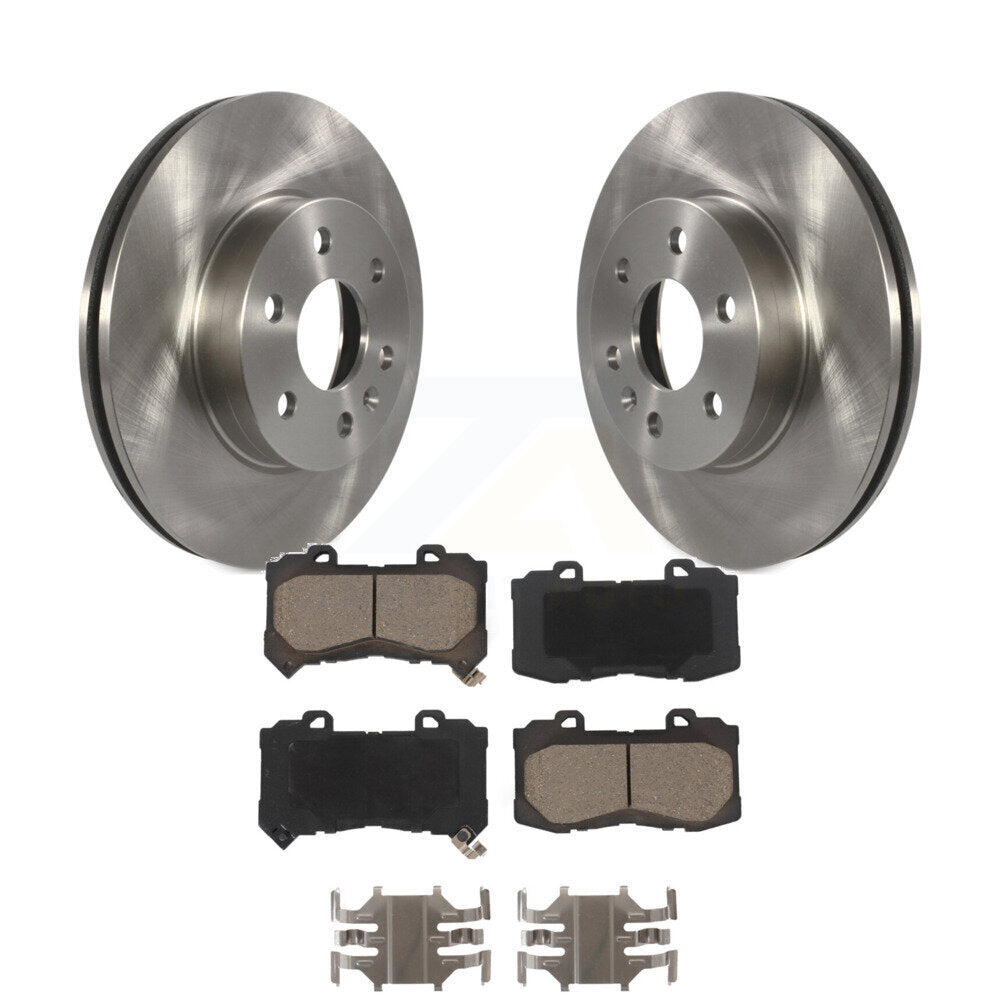 Brake Rotors & Ceramic Pad Front Kit For 2015-2020 Chevrolet Colorado GMC Canyon