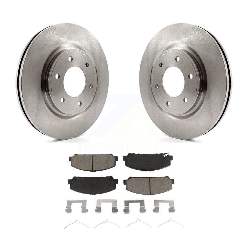 Brake Rotor And Ceramic Pad Front Kit For Nissan TITAN INFINITI Armada QX80 QX56