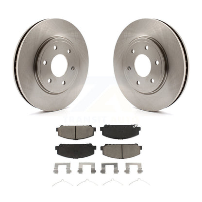 Disc Brake Rotors And Ceramic Pads Front Kit For Suzuki Equator