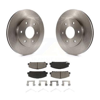 Disc Brake Rotors And Ceramic Pads Front Kit For INFINITI QX56