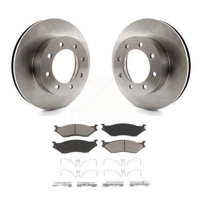 Disc Brake Rotor And Ceramic Pad Front Kit For Ford E-550 Super Duty F-450 F-550