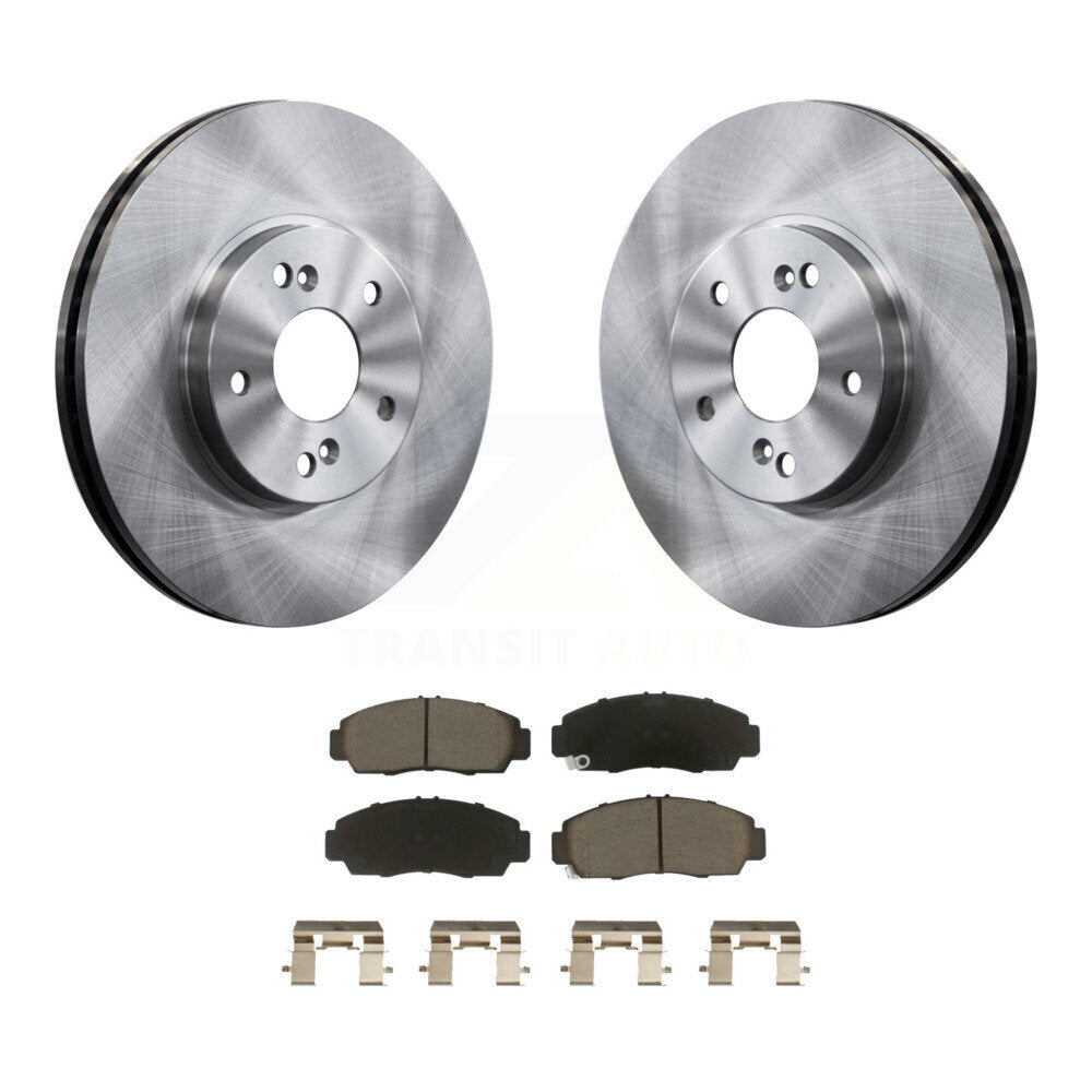 Disc Brake Rotors And Ceramic Pads Front Kit For Honda Accord Acura TSX TL CL