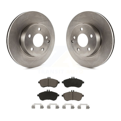 Disc Brake Rotors And Ceramic Pads Front Kit For Mercedes-Benz C300 C250 C230