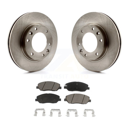 Disc Brake Rotors And Ceramic Pads Front Kit For Kia Sedona Hyundai Entourage