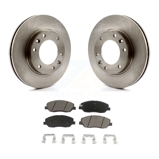Disc Brake Rotors And Ceramic Pads Front Kit For Kia Sedona Hyundai Entourage
