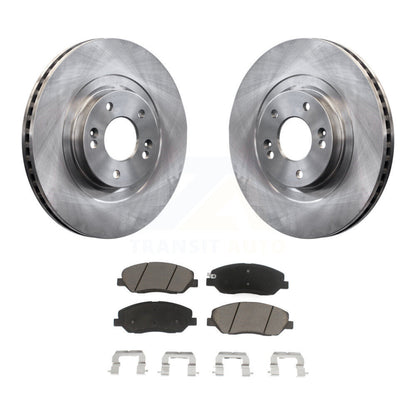 Disc Brake Rotors & Ceramic Pad Front Kit For 2013-2016 Hyundai Santa Fe XL 3.3L