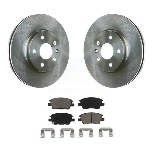 Disc Brake Rotors And Ceramic Pad Front Kit For Chevrolet Cruze Bolt EV EUV Volt