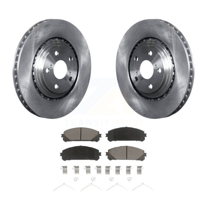 Brake Rotor Ceramic Pad Front Kit For Toyota Highlander Sienna Lexus RX350 NX300
