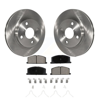 Disc Brake Rotors And Ceramic Pads Front Kit For Toyota Tercel Paseo