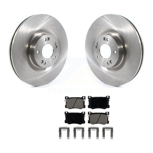 Disc Brake Rotor And Ceramic Pad Front Kit For Hyundai Genesis G80 Kia K900 3.8L