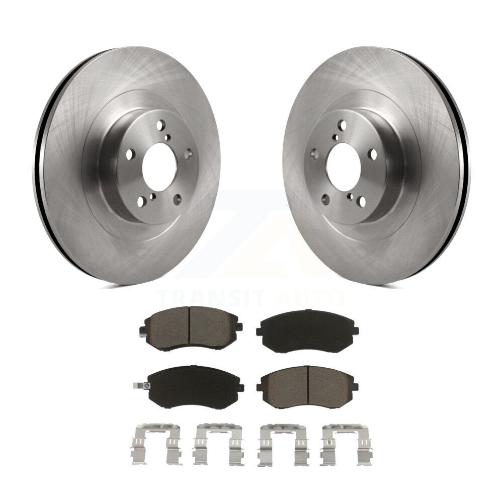Brake Rotor And Ceramic Pad Front Kit For Subaru Forester Impreza Outback Legacy