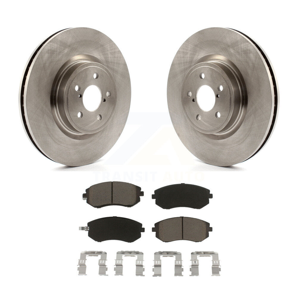 Disc Brake Rotors And Ceramic Pads Front Kit For Subaru Legacy