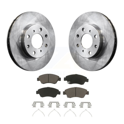 Disc Brake Rotors And Ceramic Pads Front Kit For Honda Civic