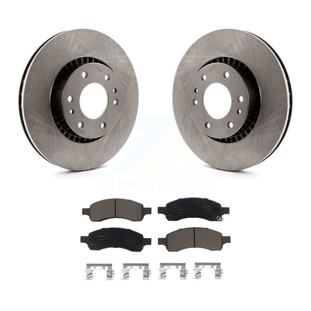 Brake Rotor And Ceramic Pad Front Kit For Chevrolet Trailblazer GMC Envoy XL EXT