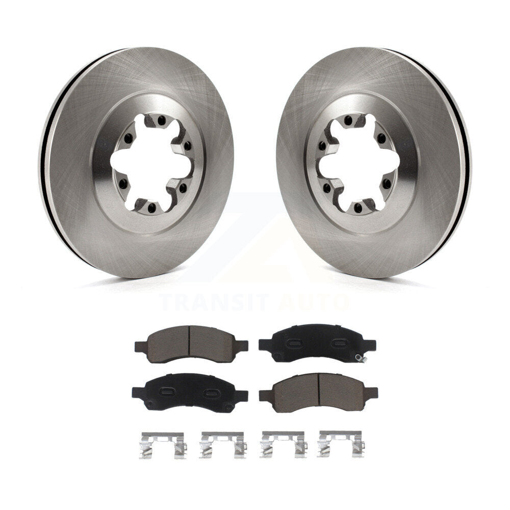 Disc Brake Rotors And Ceramic Pads Front Kit For Chevrolet Colorado GMC Canyon