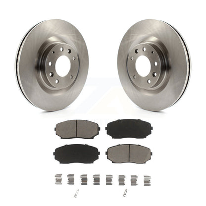 Disc Brake Rotors And Ceramic Pads Front Kit For 2007-2015 Mazda CX-9