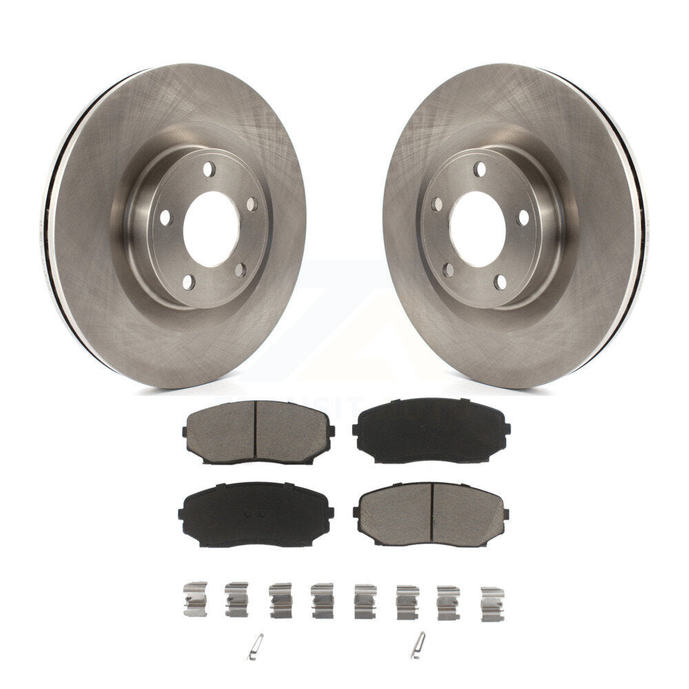 Disc Brake Rotors And Ceramic Pads Front Kit For Ford Edge Lincoln MKX