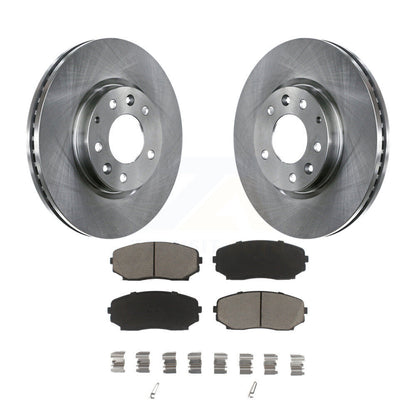 Disc Brake Rotors And Ceramic Pad Front Kit For Mazda CX-7 Ford Edge Lincoln MKX
