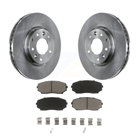 Disc Brake Rotors And Ceramic Pad Front Kit For Mazda CX-7 Ford Edge Lincoln MKX