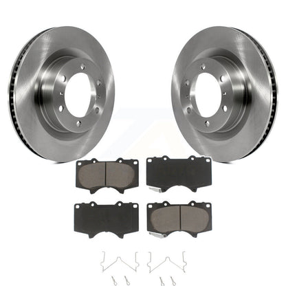 Disc Brake Rotors Ceramic Pad Front Kit For 2010-2023 Toyota 4Runner Lexus GX460
