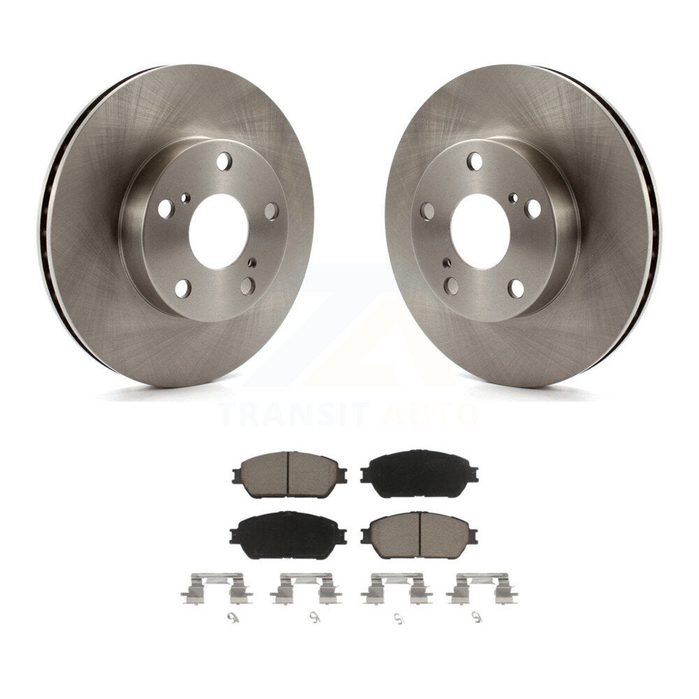 Brake Rotors Ceramic Pad Front Kit For 2005-2015 Toyota Tacoma With 5 Lug Wheels