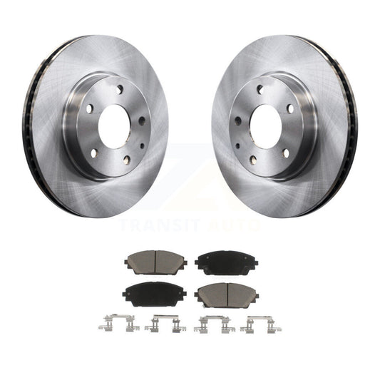 Disc Brake Rotors And Ceramic Pads Front Kit For Mazda 3 CX-3 Sport