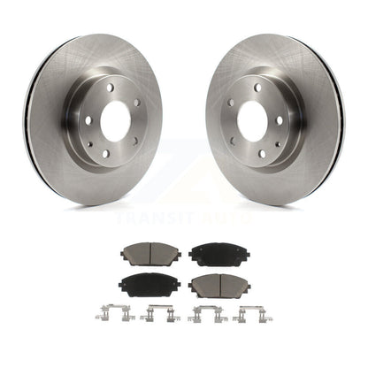 Disc Brake Rotors And Ceramic Pads Front Kit For Mazda 3 CX-3 Sport