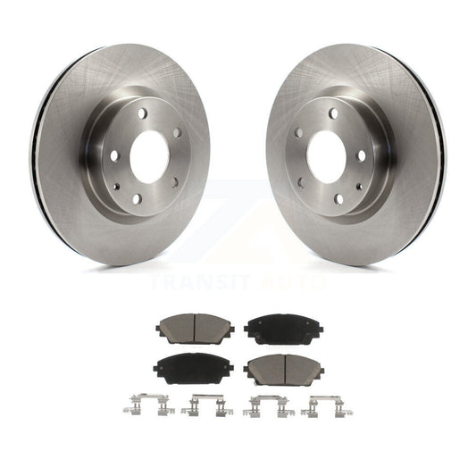 Disc Brake Rotors And Ceramic Pads Front Kit For Mazda 3 CX-3 Sport