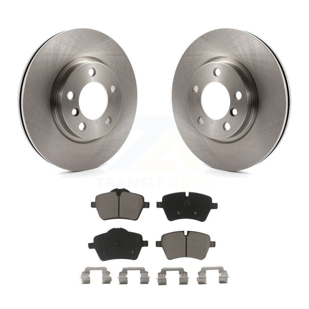 Disc Brake Rotors And Ceramic Pads Front Kit For Mini Cooper Countryman Paceman