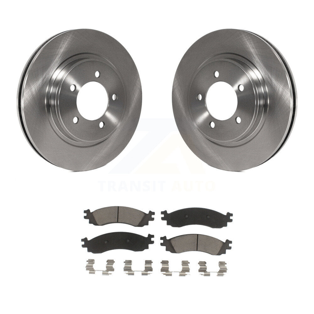 Disc Brake Rotors And Ceramic Pad Front Kit For Ford Explorer Sport Trac Mercury