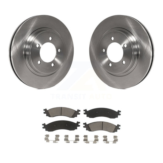 Disc Brake Rotors And Ceramic Pad Front Kit For Ford Explorer Sport Trac Mercury