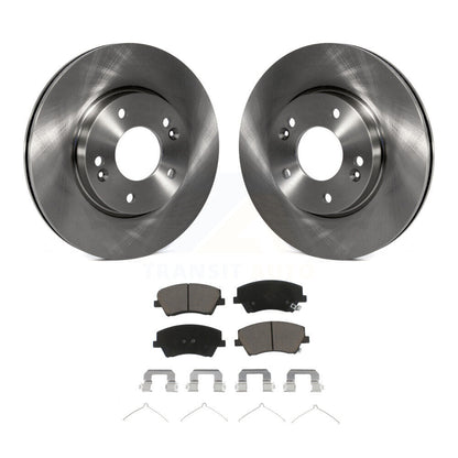 Disc Brake Rotors And Ceramic Pads Front Kit For Hyundai Elantra