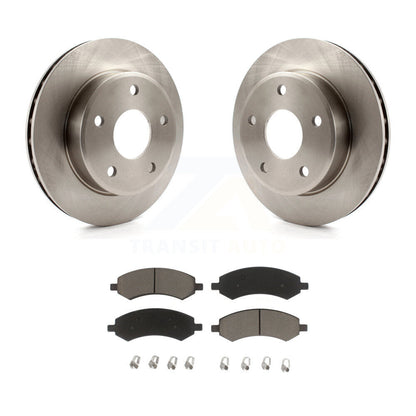 Disc Brake Rotors & Ceramic Pad Front Kit For Dakota Dodge Ram Mitsubishi Raider