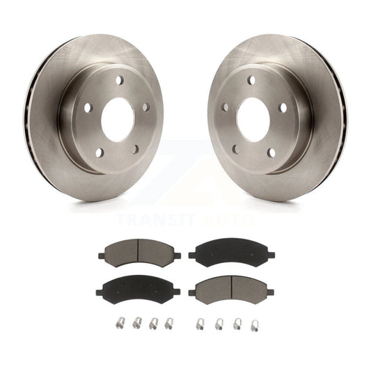 Disc Brake Rotors & Ceramic Pad Front Kit For Dakota Dodge Ram Mitsubishi Raider