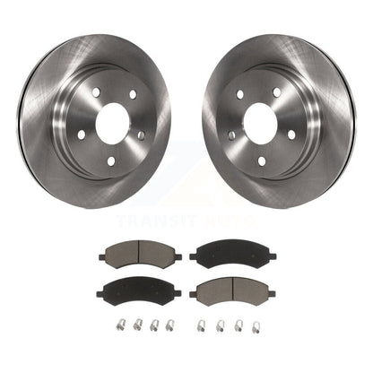 Disc Brake Rotor Ceramic Pad Front Kit For Ram 1500 Classic Dodge Chrysler Aspen