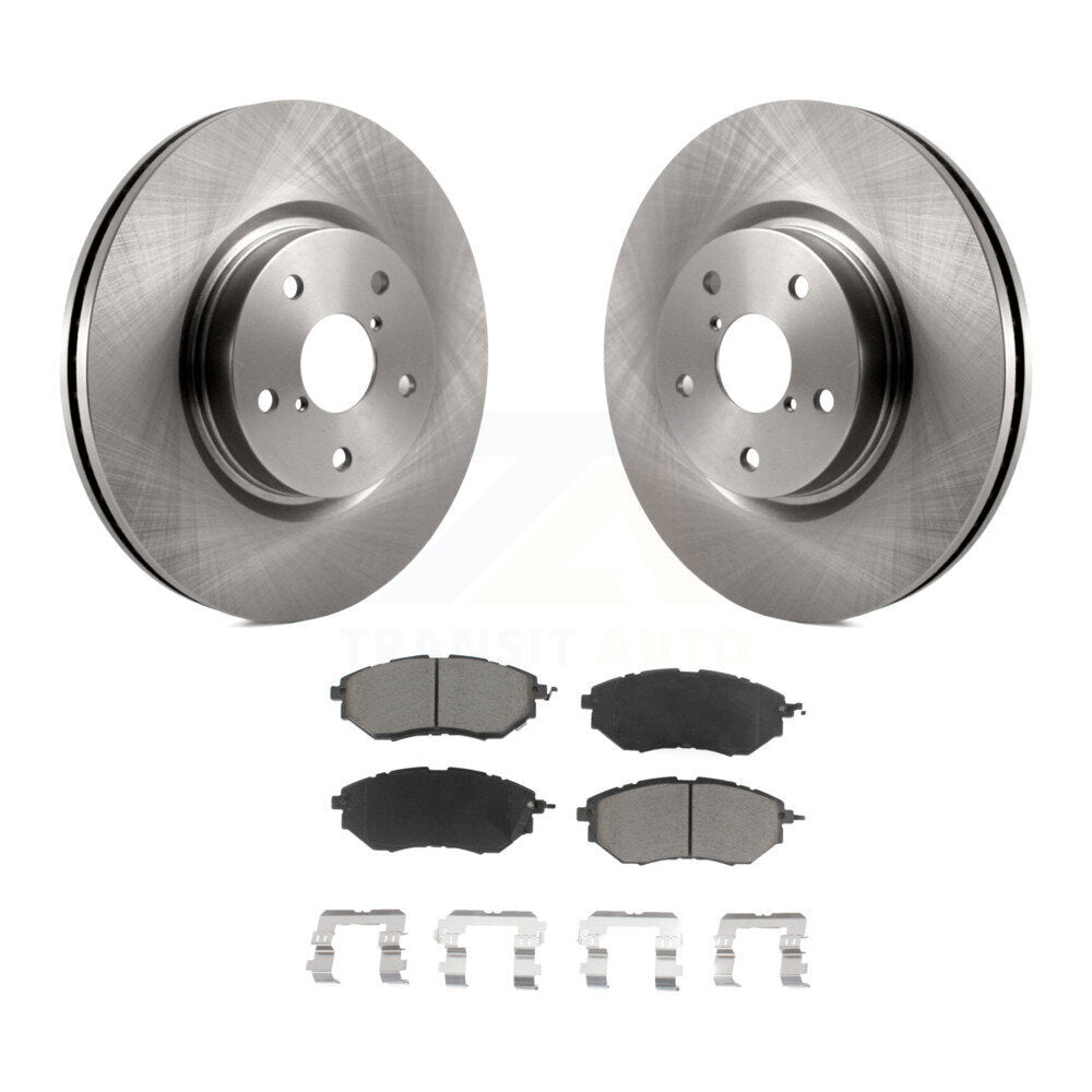 Disc Brake Rotors Ceramic Pad Front Kit For Subaru Outback WRX Legacy Tribeca B9