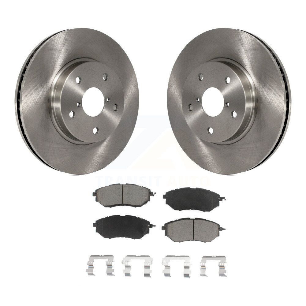 Disc Brake Rotors And Ceramic Pads Front Kit For 2015 Subaru Legacy 2.5L