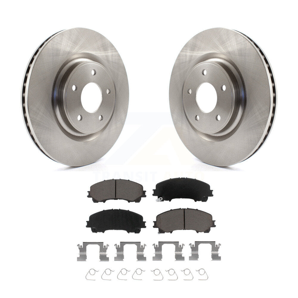 Disc Brake Rotors And Ceramic Pads Front Kit For Nissan Rogue