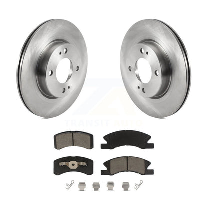 Disc Brake Rotors And Ceramic Pads Front Kit For 2017-2024 Mitsubishi Mirage G4