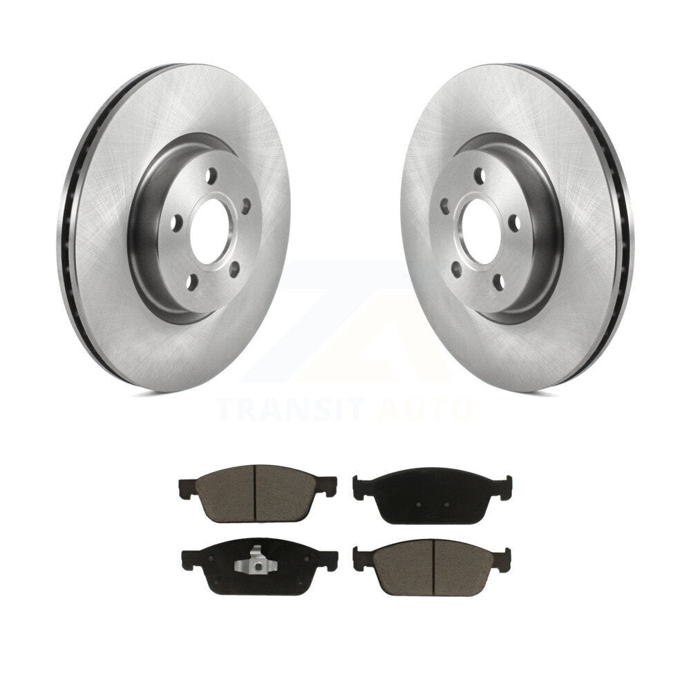 Disc Brake Rotors And Ceramic Pads Front Kit For Ford Transit Connect