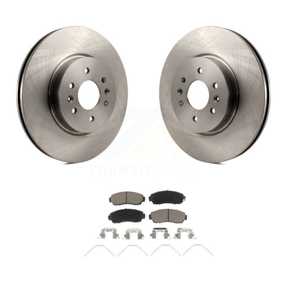 Disc Brake Rotors And Ceramic Pads Front Kit For 2011-2014 Honda Odyssey
